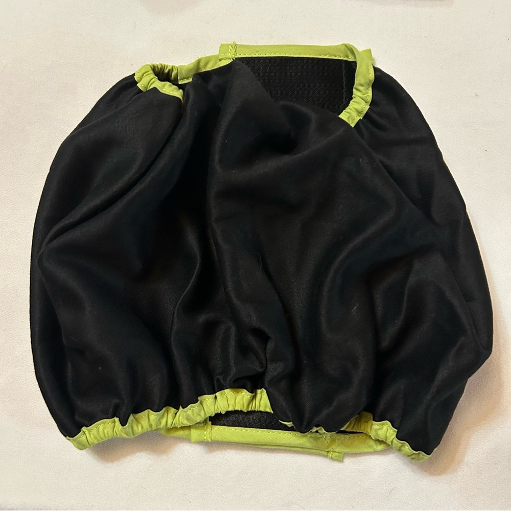 Large Top Paw Black Diaper Cover